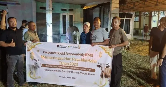 Holding Perkebunan Nusantara Tebar Manfaat Idul Adha, KPBN Unit Dumai Salurkan Hewan Kurban untuk Masyarakat