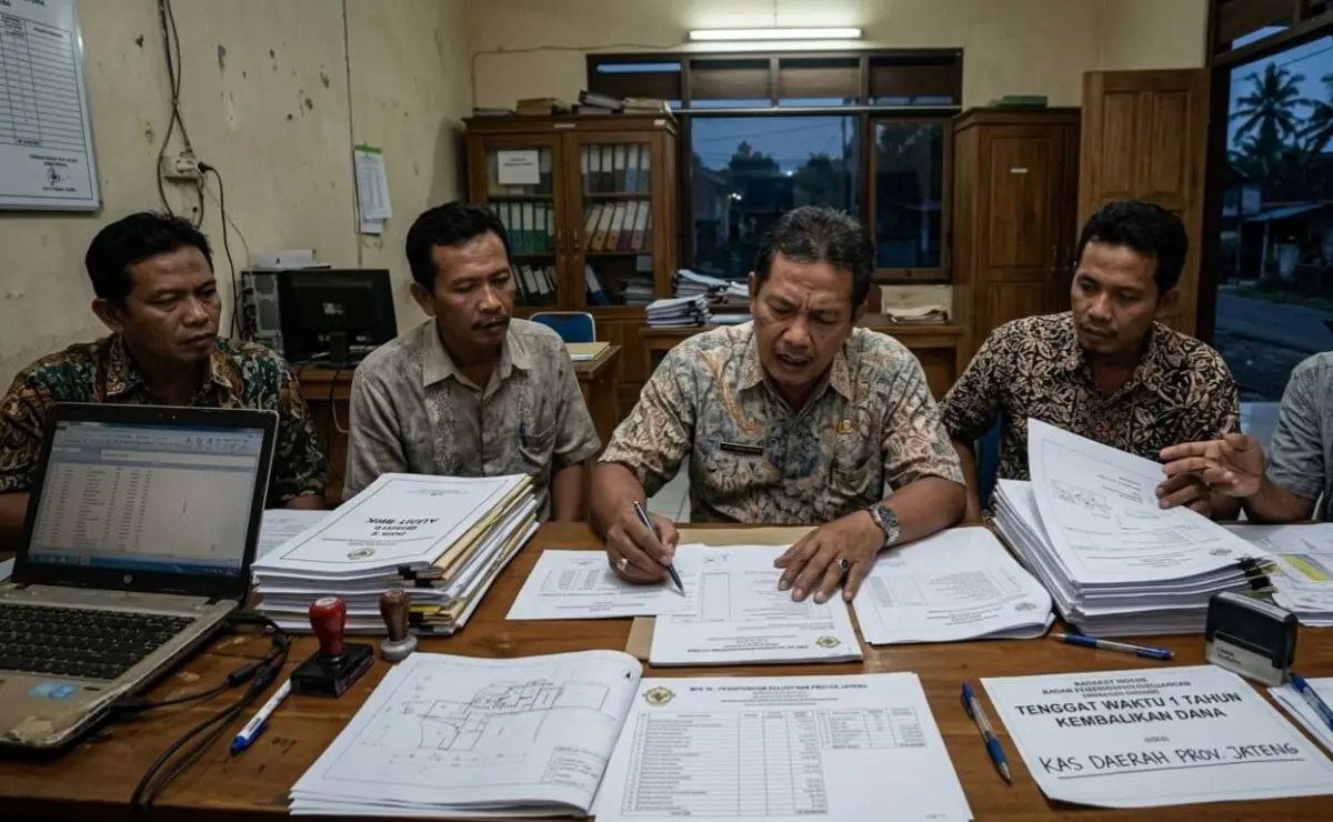 Selisih RAB DPUTR Dan RAB BPK, Kepala Desa Terjerat Audit