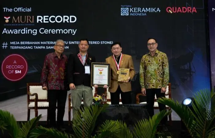 Menegaskan Dominasi Lokal, QUADRA dan Roman Hadirkan Inovasi Material Berstandar Global