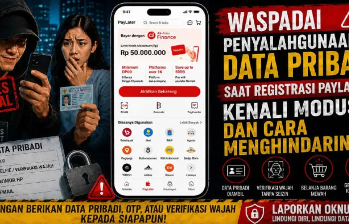 Waspadai Penyalahgunaan Data Pribadi saat Registrasi Paylater, Kenali Modus dan Cara Menghindarinya
