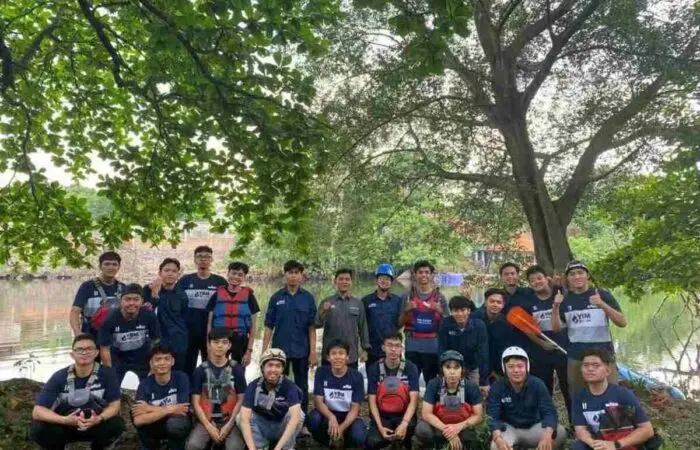 YBM BRI RO Jakarta 1 Bekali Awardee Bright Scholarship Pelatihan Water Rescue