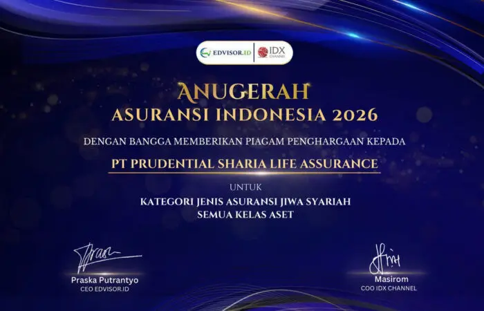 Diakui Lembaga Independen di Dalam dan Luar Negeri, Prudential Syariah Raih Tiga Penghargaan sebagai Pemimpin Asuransi Jiwa Syariah Indonesia