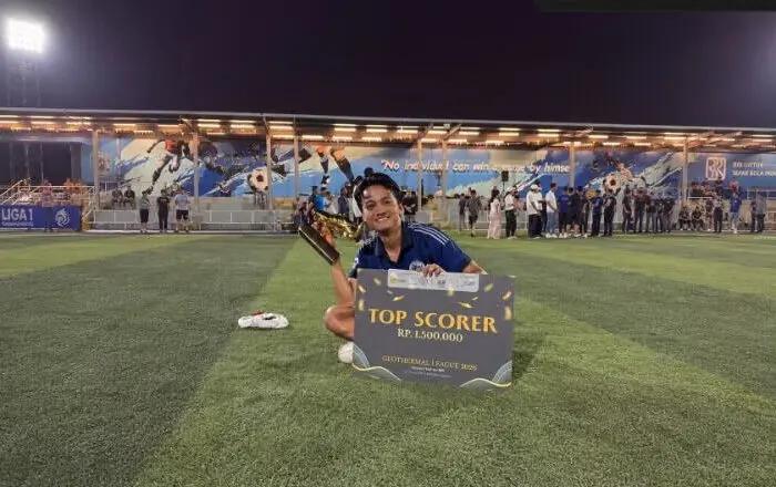 Fajir sebagai Top Scorer Geothermal League 2026, Pekerja BRI Lengkapi Dominasi Gemilang Tim Mini Soccer BRI Region 6