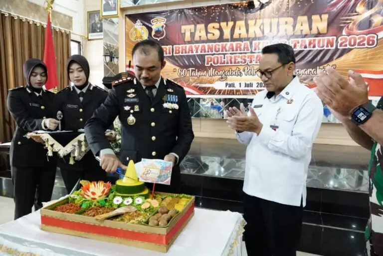 HUT Bhayangkara ke-80, Plt Bupati Pati Minta Polri Tetap Humanis