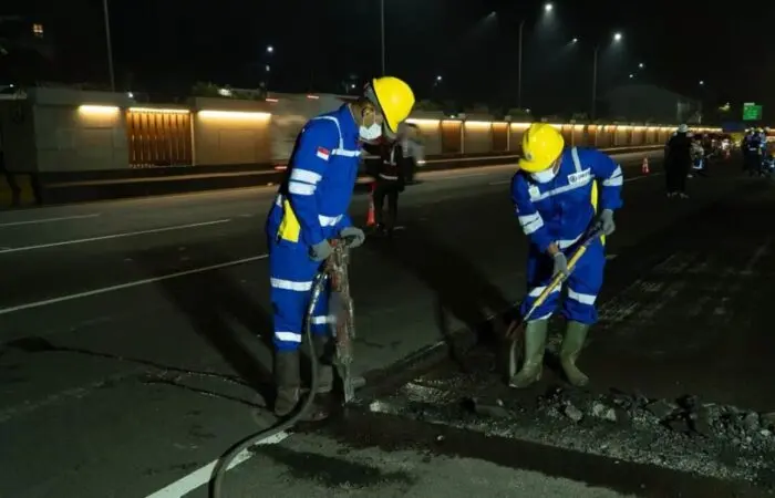 PT Jasamarga Tollroad Maintenance Laksanakan Preservasi Jalan Tol Jagorawi 5 – 12 Juli 2026