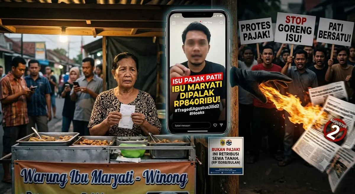 Membongkar ‘Invisible Hands’ di Balik Skenario Isu Pajak Warung Maryati Pati
