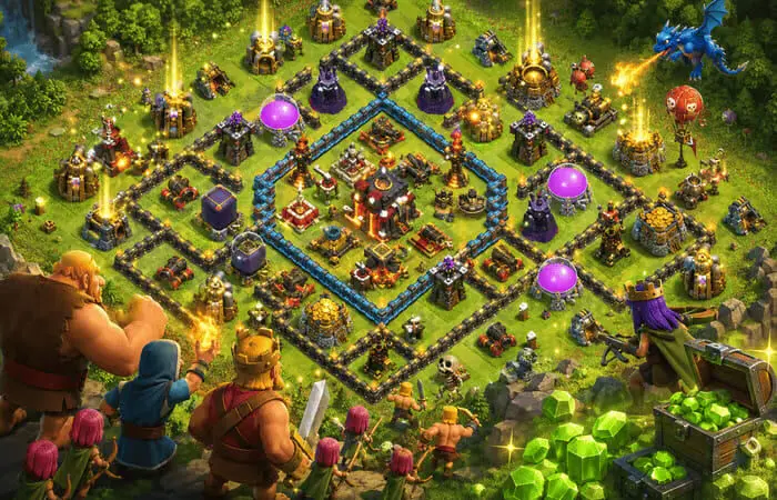 Percepat Upgrade Bangunan dan Pasukan melalui Top Up Clash of Clans