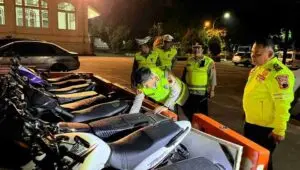 Polres Salatiga Kembali Amankan 23 Sepeda Motor Gunakan Knalpot Brong Diduga Balap Liar
