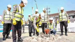 Kapolda Jateng Lakukan Groundbreaking Gedung BPKB Prototype dan Resmikan TK Bhayangkari Kudus