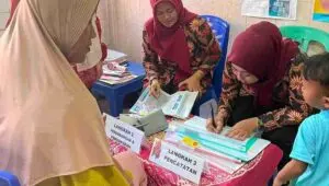 Jadi Pelopor di Jepara, Posyandu Mawar Karimunjawa Simulasikan Layanan Terintegrasi 6 SPM