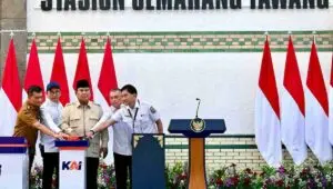 Prabowo Resmikan Revitalisasi Stasiun Tawang, Pelestarian Heritage Tetap Jadi Prioritas