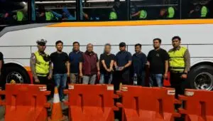 Perjalanan Berakhir di Gerbang Tol Banyumanik, Kondektur Bus Diduga Bawa Sabu Ditangkap Polda Jateng