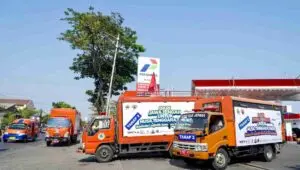 Tahap Dua, 5 Truk Isi Logistik dari Jateng Dikirim ke NTT