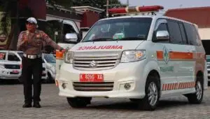 50 Ambulans di Pati Ikuti Apel Kesiapsiagaan dan Pembekalan Safety Driving