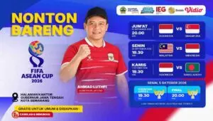 Pemprov Jateng Gelar Nobar Gratis FIFA ASEAN Cup 2026, Ada Snack dan Doorprize