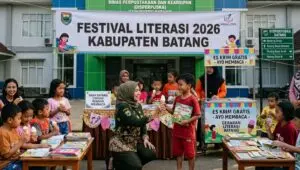 Cara Unik Batang Dongkrak Budaya Baca Bagi Pengunjung Perpustakaan