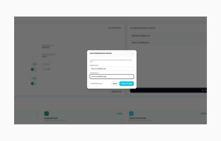 Ganti Nameserver Domain