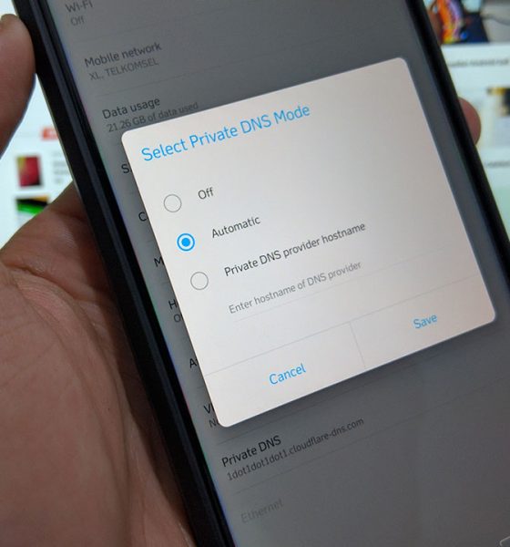 Setting DNS di Android Tanpa Aplikasi Semua HP