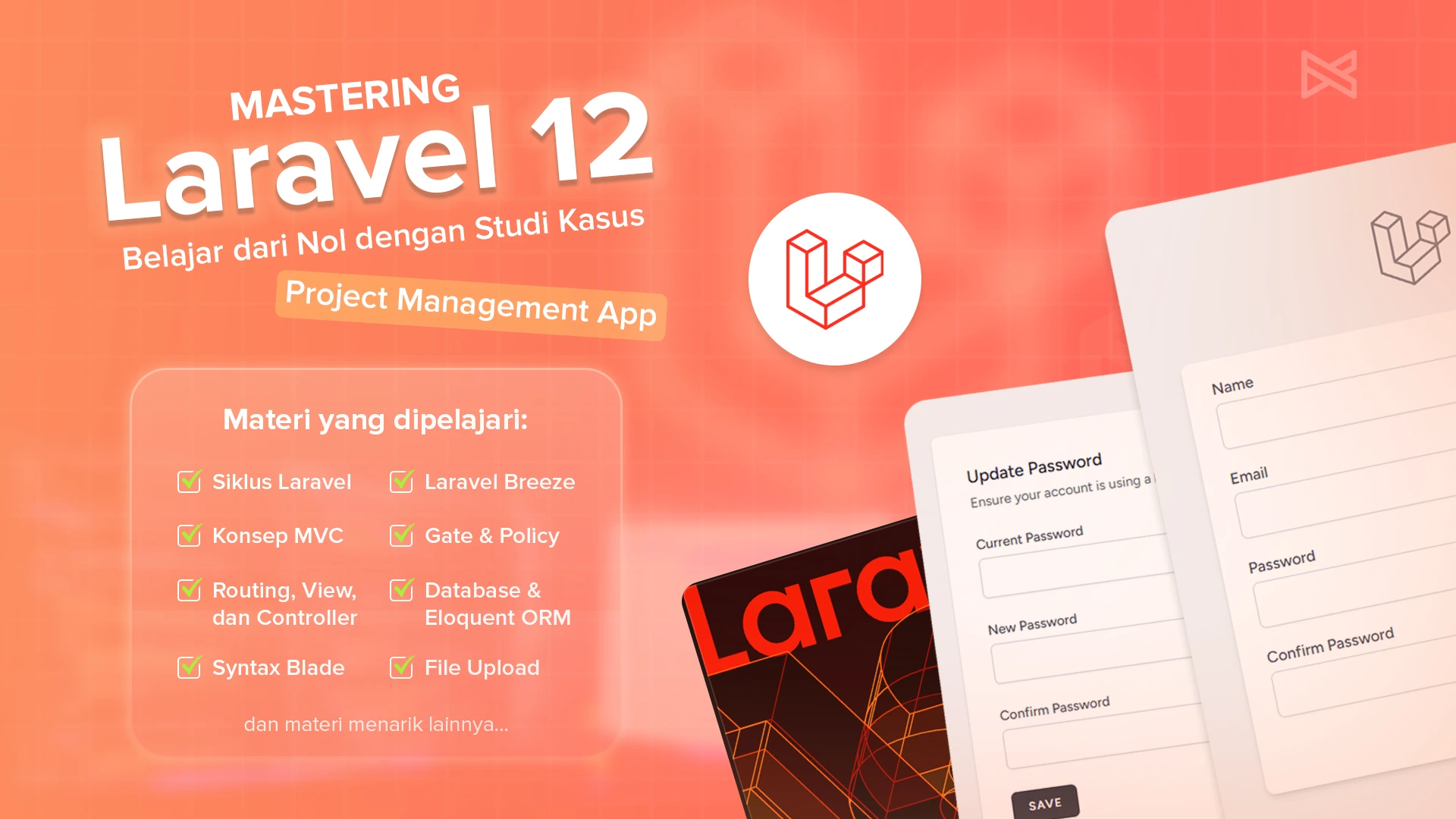 Belajar Laravel Dasar dengan Studi Kasus Membuat Website Project Management App