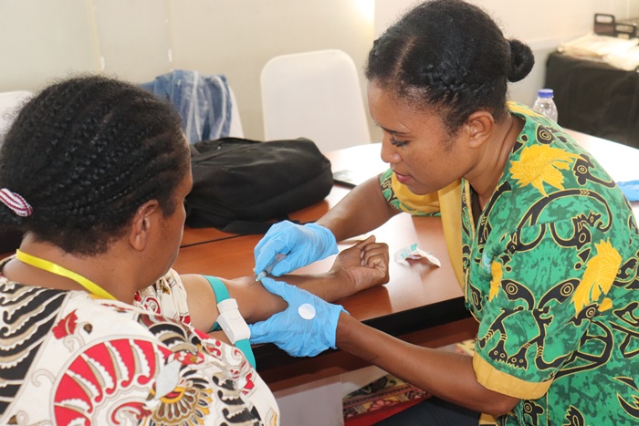 Pelatihan Bagi Tenaga Kesehatan yang di gelar oleh Departemen Kesehatan JERAT Papua