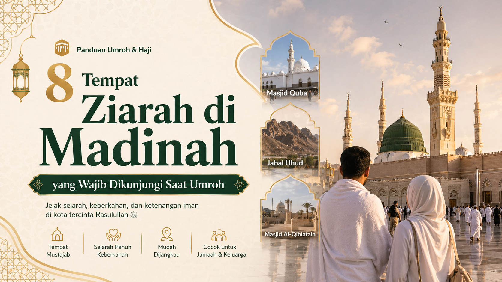 8 Tempat Ziarah di Madinah yang Wajib Dikunjungi Saat Umroh