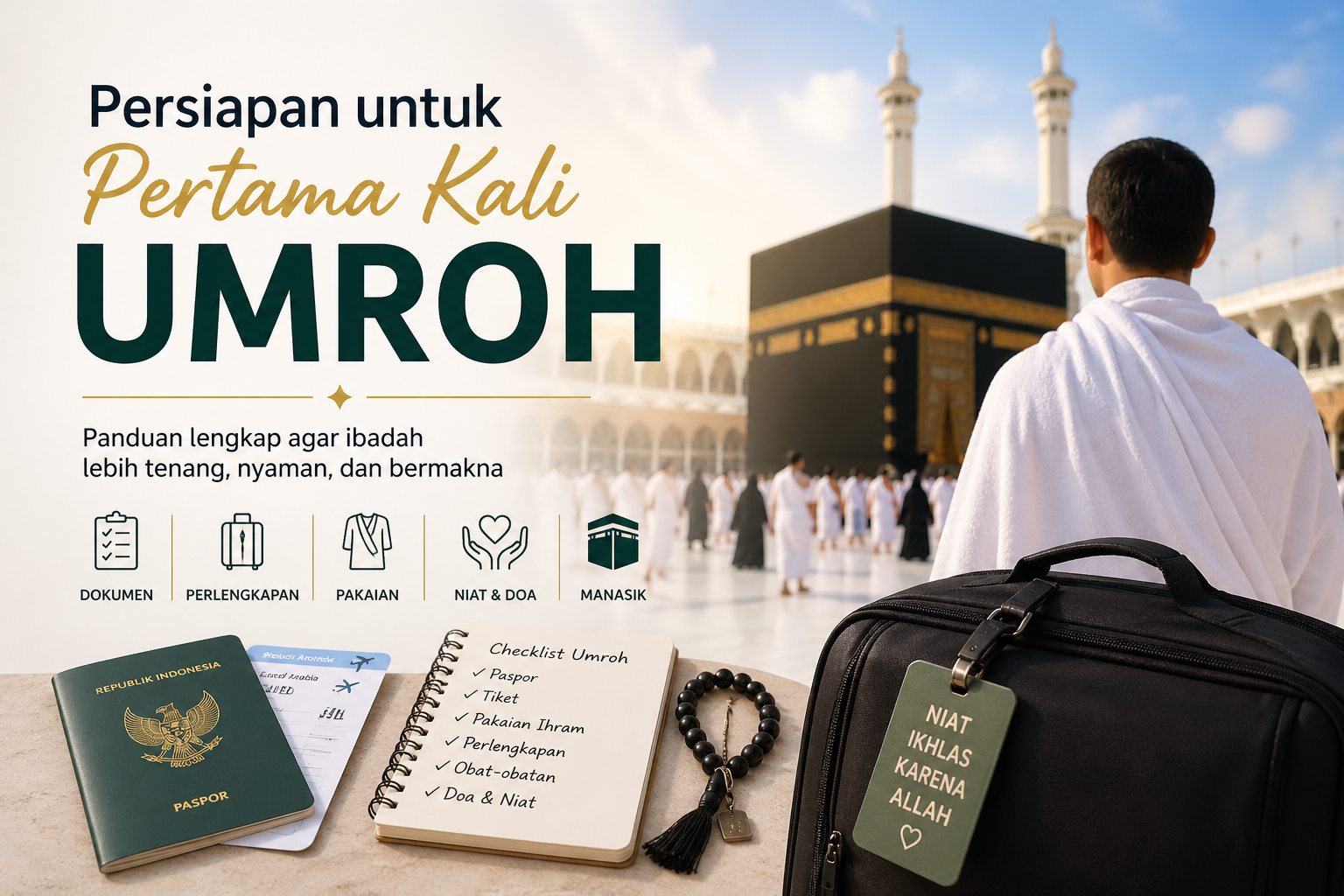 Panduan Lengkap Persiapan Umroh untuk Pertama Kali: Dokumen, Perlengkapan & Tata Cara