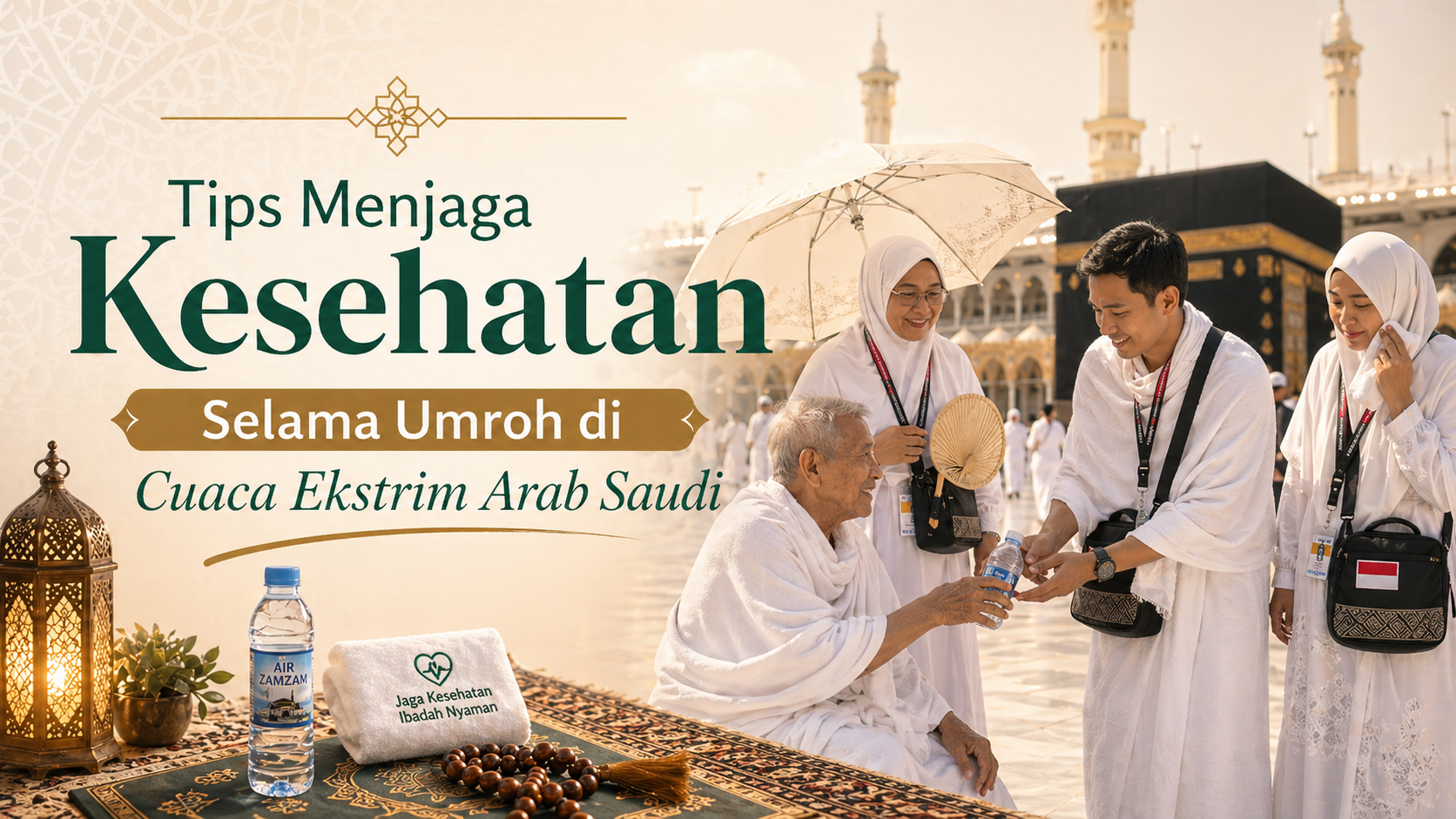 Tips Menjaga Kesehatan Selama Umroh di Cuaca Ekstrim Arab Saudi