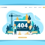 tampilan Error 404 Not Found di situs WordPress.