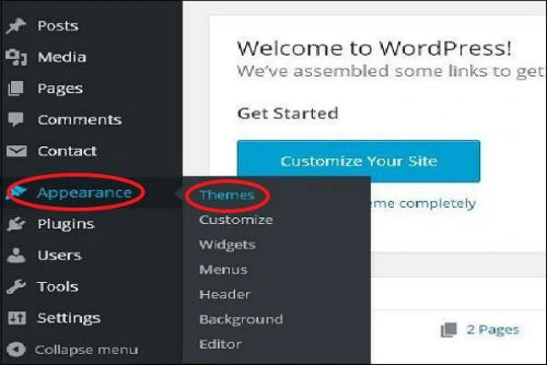 Mengatur Tampilan Awal WordPress