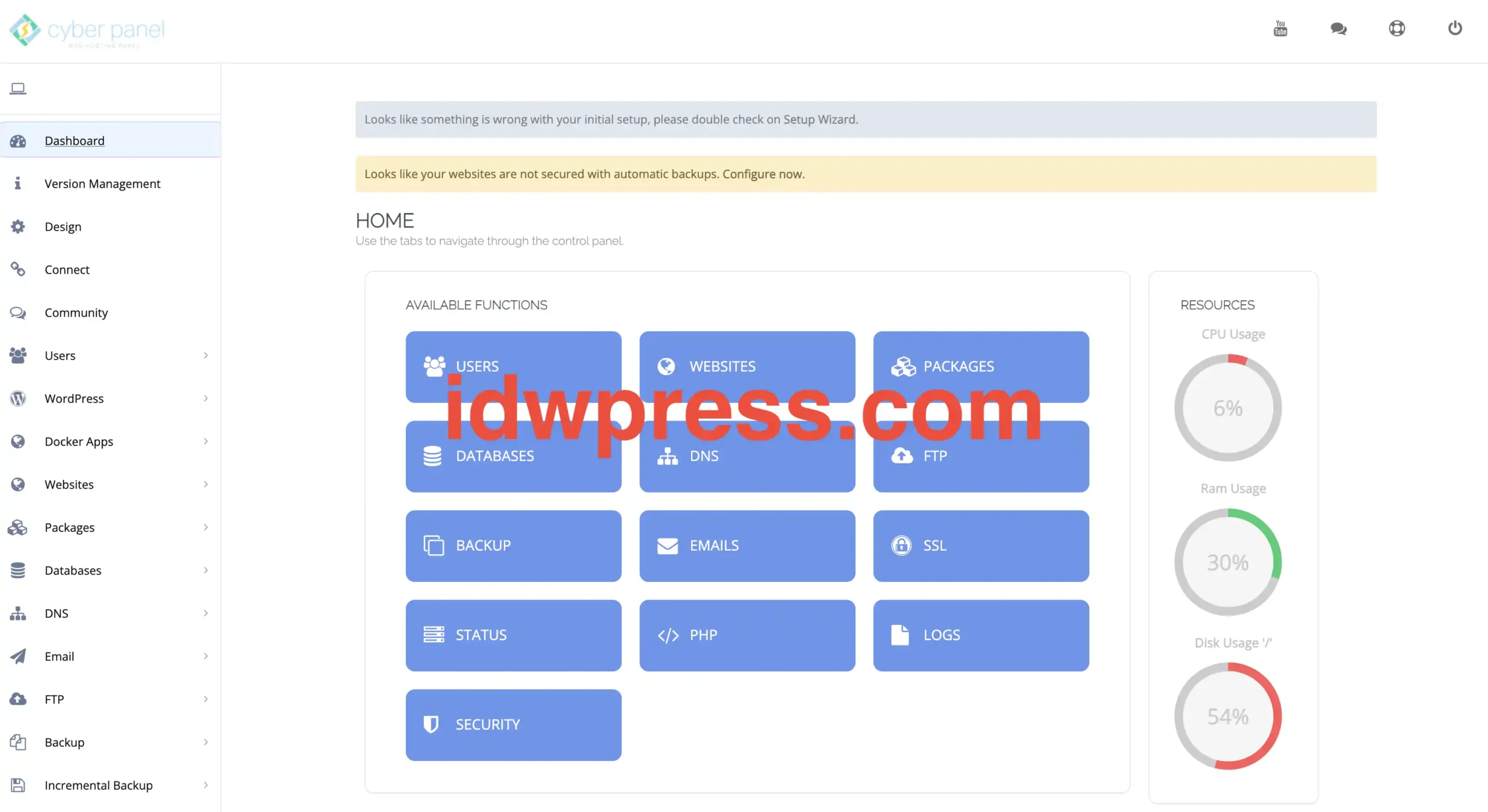 1. CF-Inspired-V2-Cyberpanel-Theme