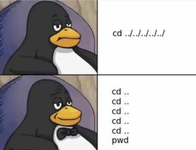 perintah cd linux