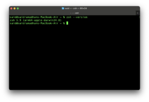 SSH di Macbook