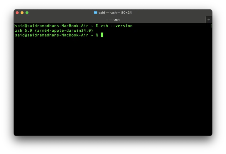 SSH di Macbook
