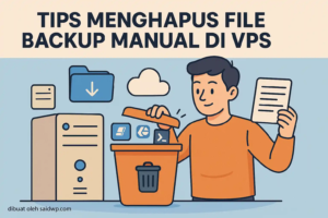 menghapus file backup manual di VPS