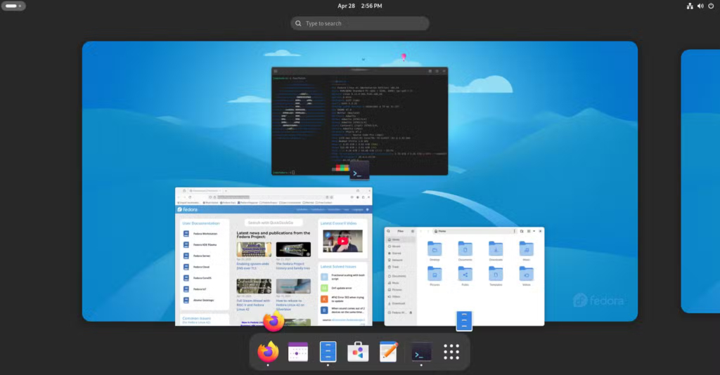 fedora pengganti windows