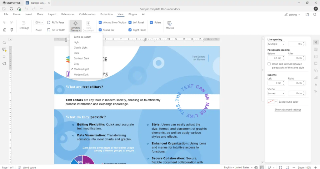 OnlyOffice Desktop Editors v9.0