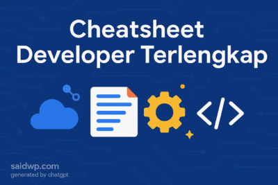 cheatsheet developer terlengkap