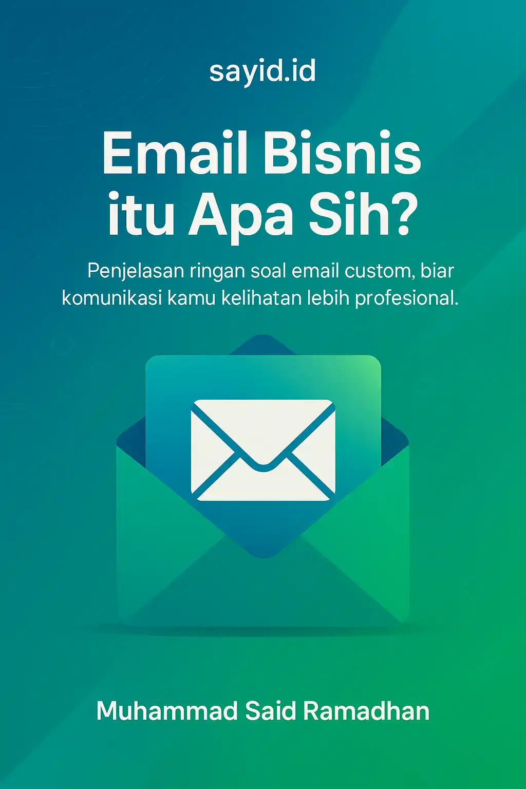 email bisnis itu apa