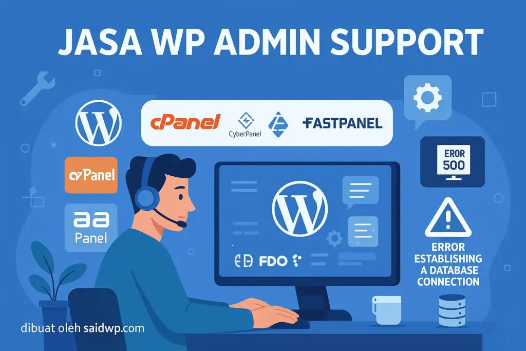 wp admin support