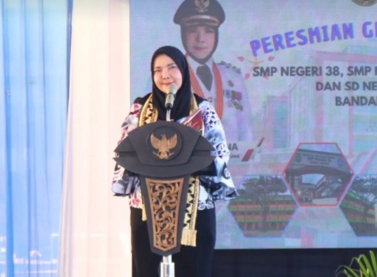 Wali Kota Bandar Lampung Resmikan Gedung Sekolah SMP 38, 44, 45 dan SDN 2 Palapa