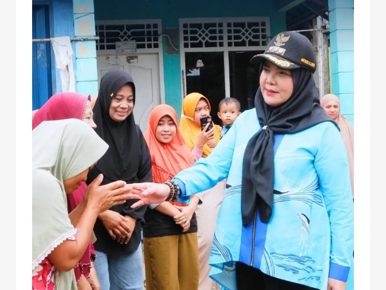 Wali Kota Eva Kembali Tinjau Titik Banjir