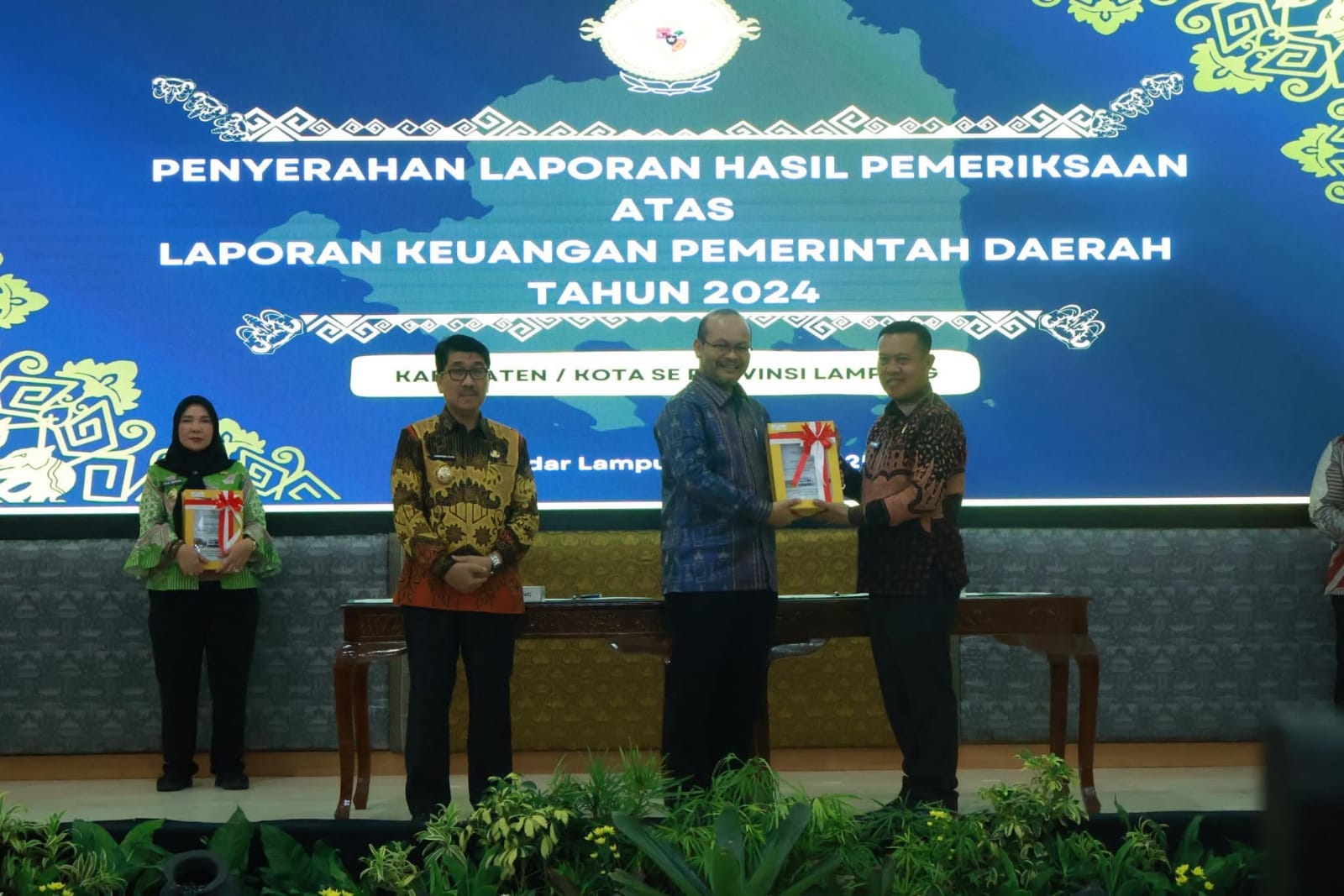 Lampung Utara Raih Opini WTP atas LKPD 2024