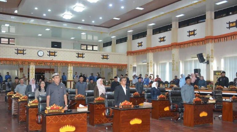 DPRD Kota Metro Gelar Paripurna Pandangan Umum Fraksi atas LKPJ Wali Kota 2024