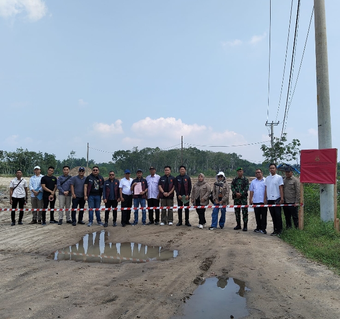 Jaksa Segel Lokasi Tambang pasir PT Silika Timur Abadi Milik Eks Wabup Eki Setyanto