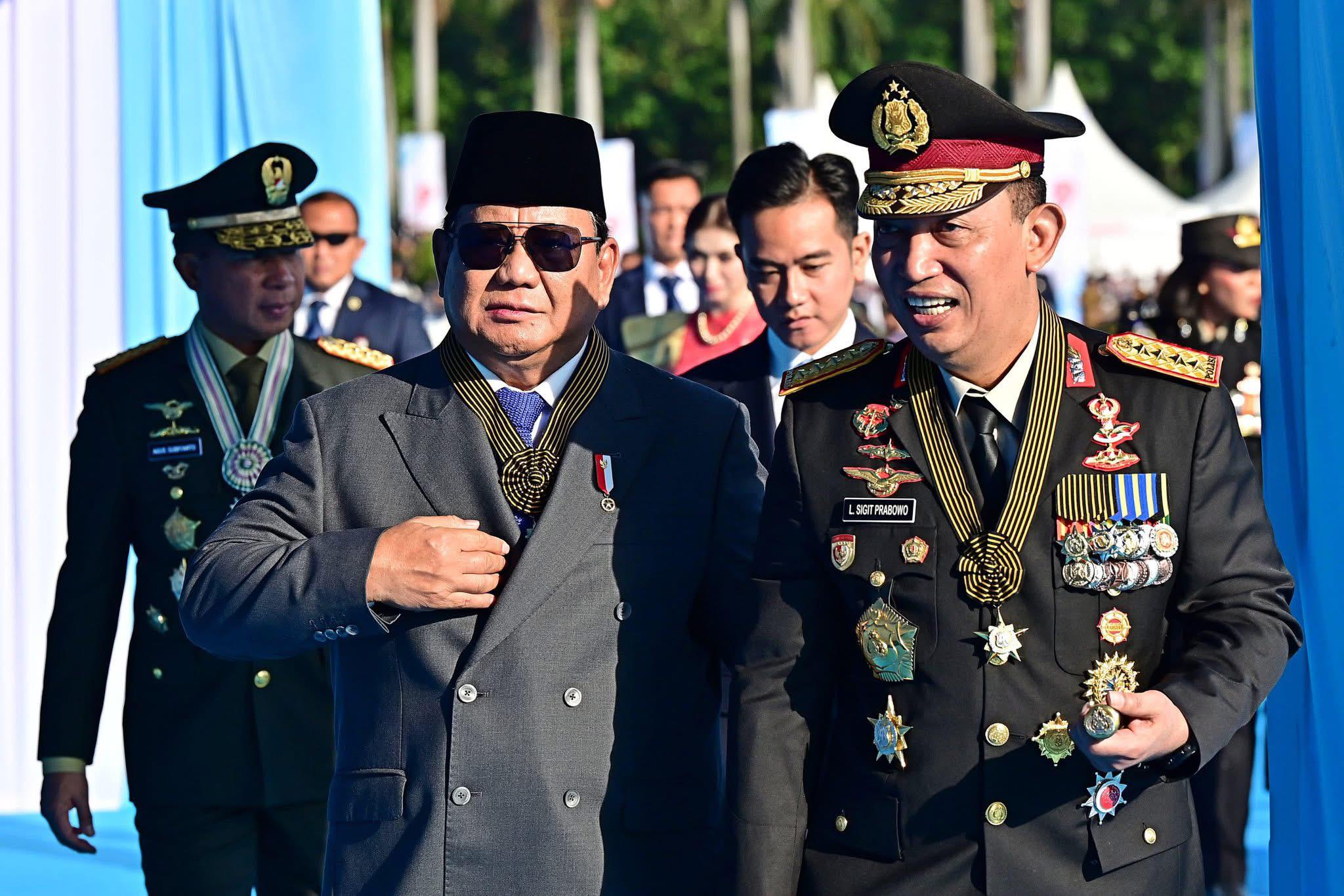 HUT Bhayangkara 79, Presiden Prabowo: Jadilah Polisi Yang Dicintai Rakyat