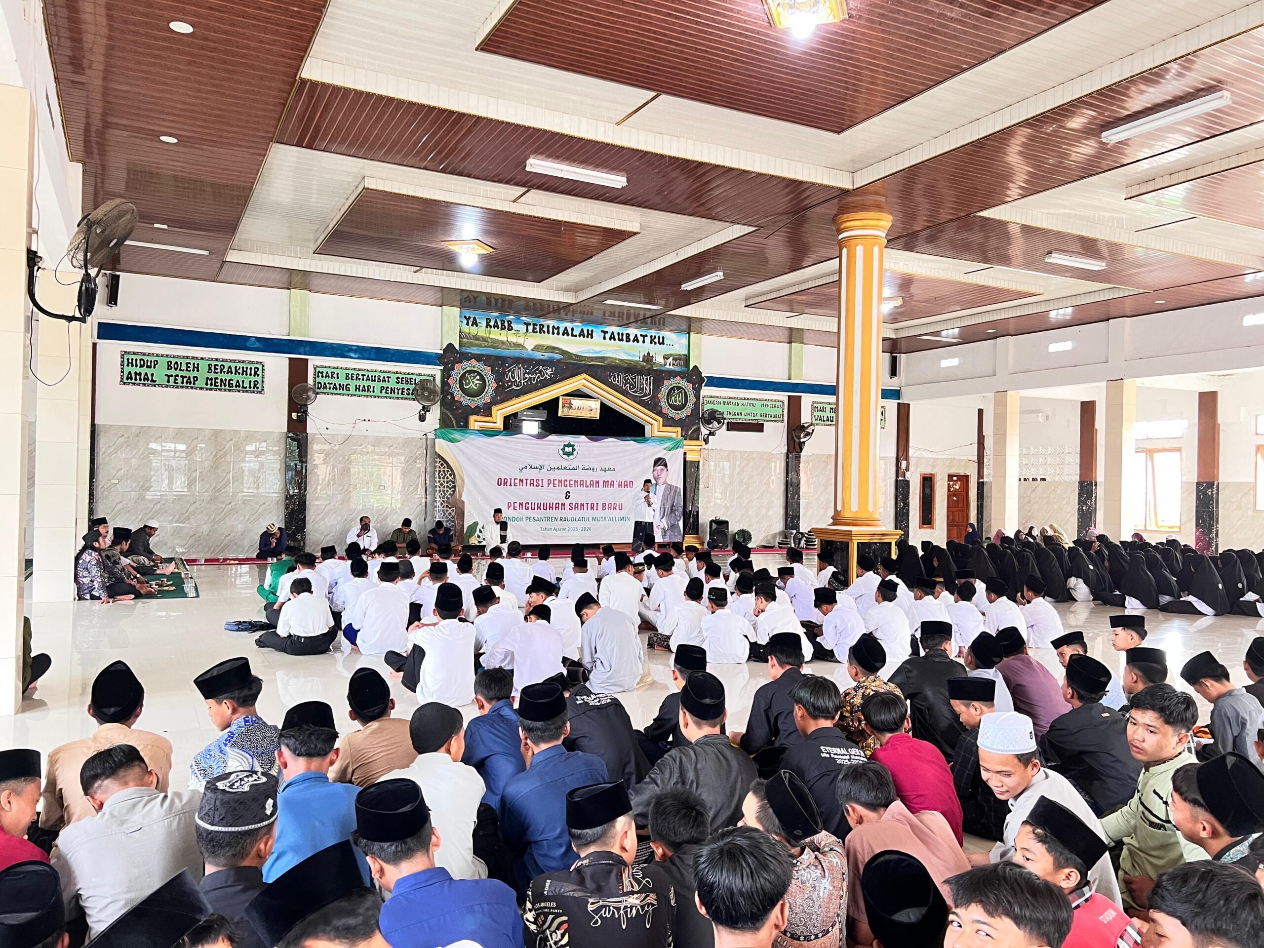 131 Santri Baru Ikuti Orientasi di Pondok Pesantren Raudlatul Muta’allimin Way Kanan