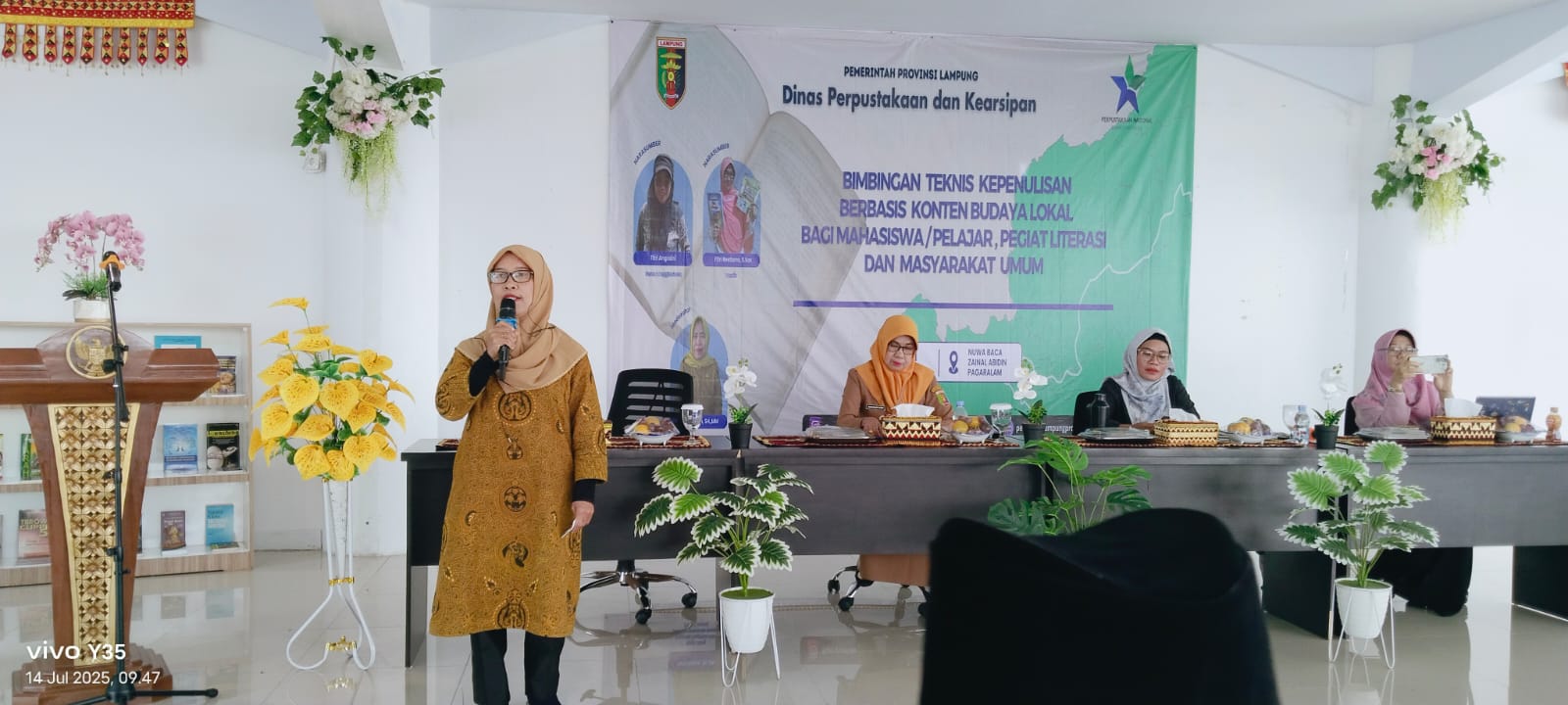 Riski Sofyan: Bimtek Menciptakan Ekosisitem Kepenulisan Daerah Lampung