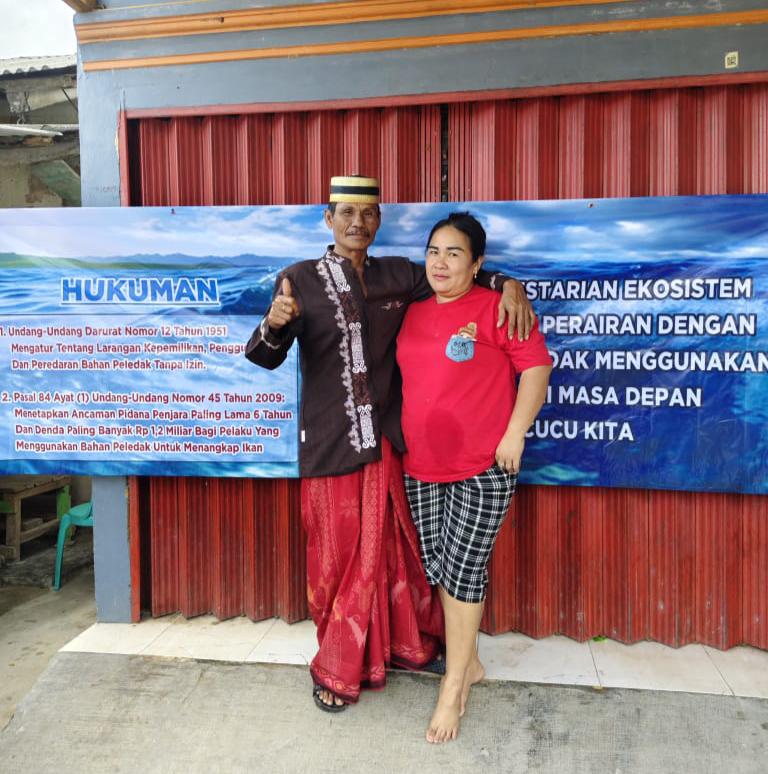 Polda Lampung Gandeng Daeng Lukman Sosialisasikan Bahaya Bom Ikan Bagi Nelayan