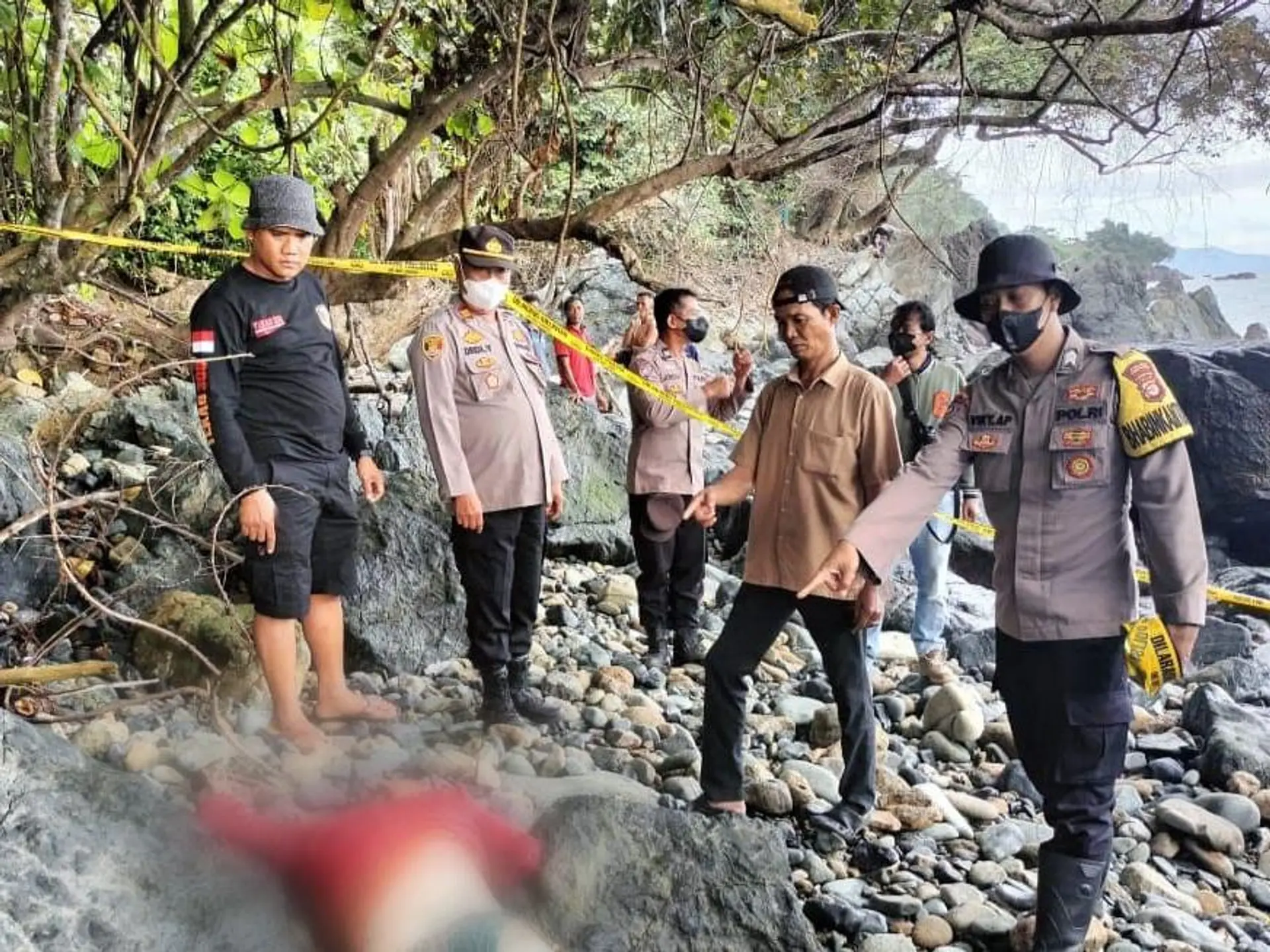 Mayat Tanpa Kepala di Pantai Cukuh Pandan Limau Tanggamus Masih Anonim
