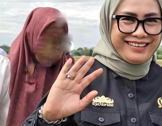 Ketua DPRD Kota Metro Rini Hartini Disomasi Mantan Suami